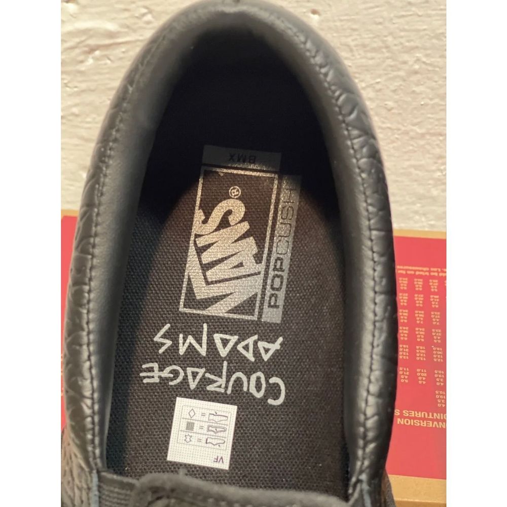 Vans Slip On Sneakers BMX Courage Adam’s Men’s Size 11.5 Black New - Picture 7 of 11